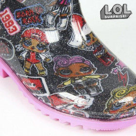 Botas Agua Negras Y Rosas De Lol Cerda | Querolets | Querol